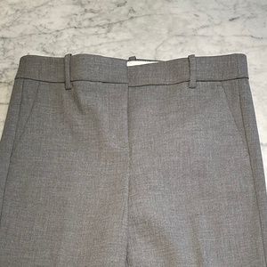 J. Crew High-Rise Peyton Wide-Leg Pant, Heather Graphite, size 6